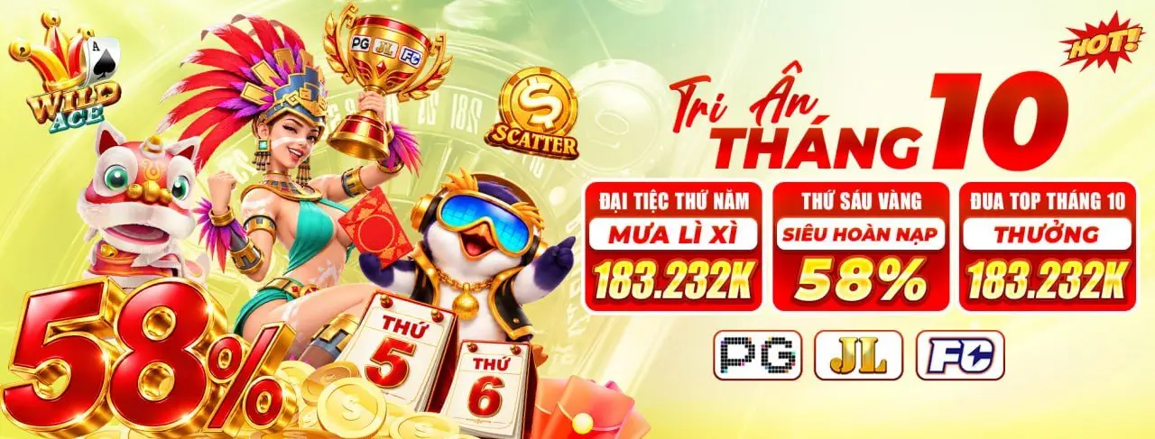 32WIN tri ân tháng 10